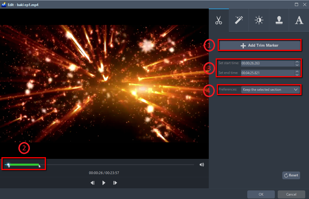 alternative to Final Cut Pro, VideoPower BLUE, Edit