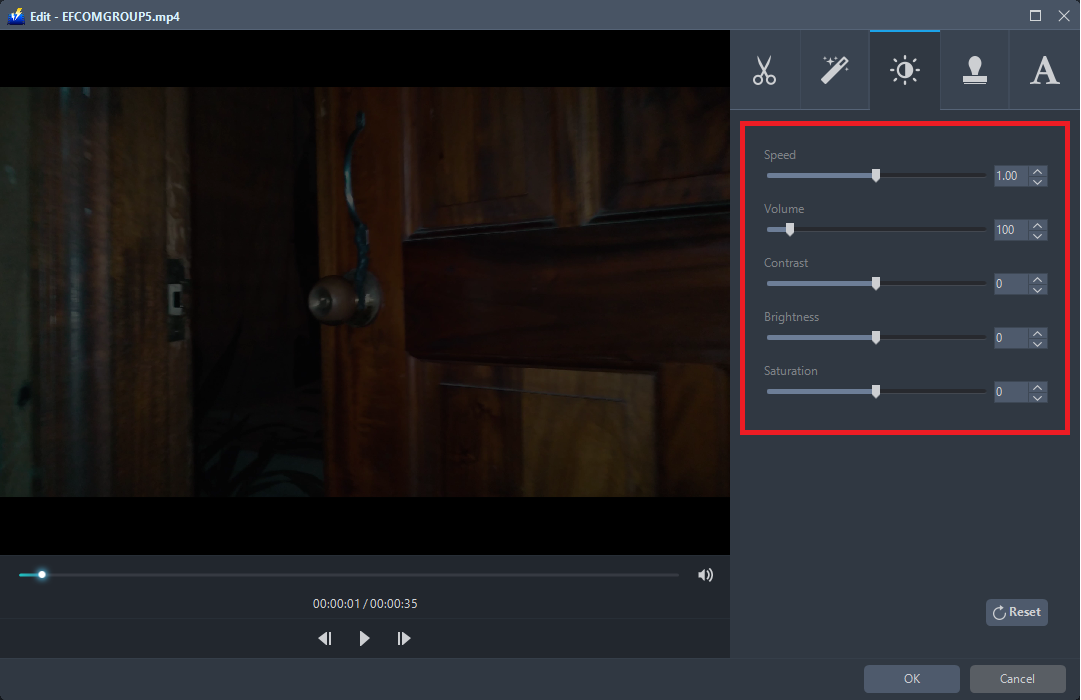 MP4、ビデオパワーブルートリムファイルにDVを変換