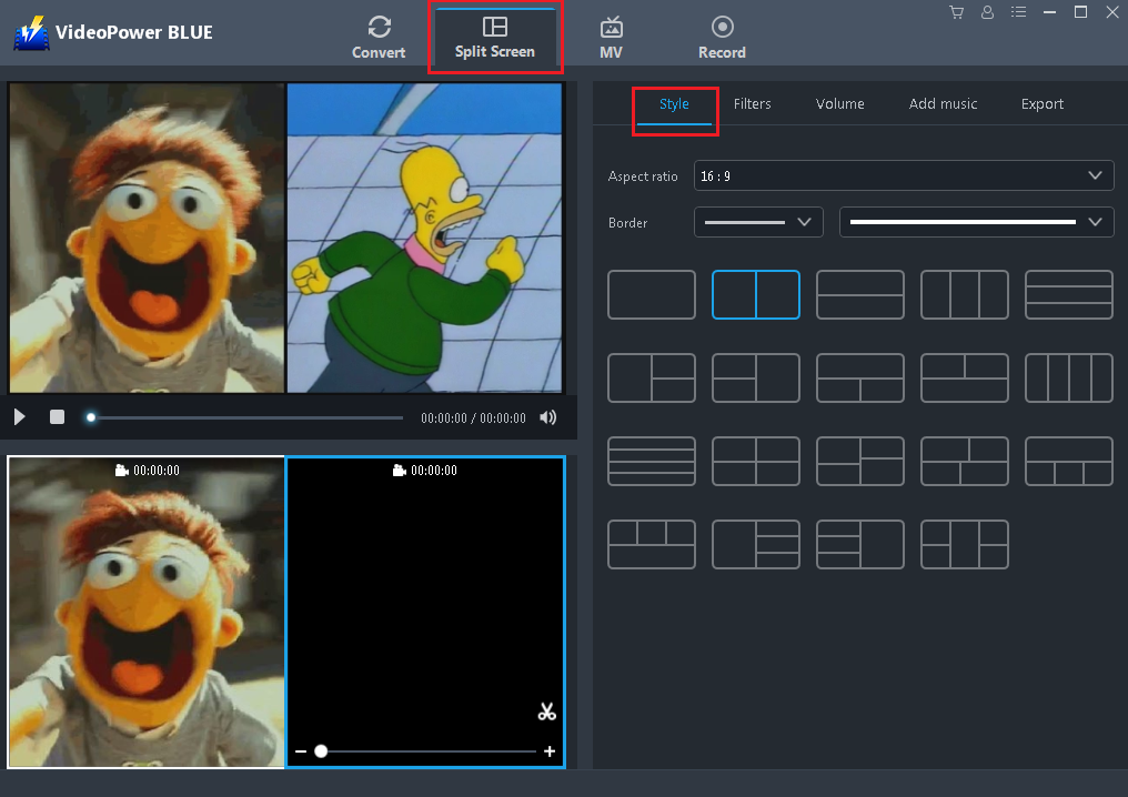 GIF editor, VideoPower BLUE