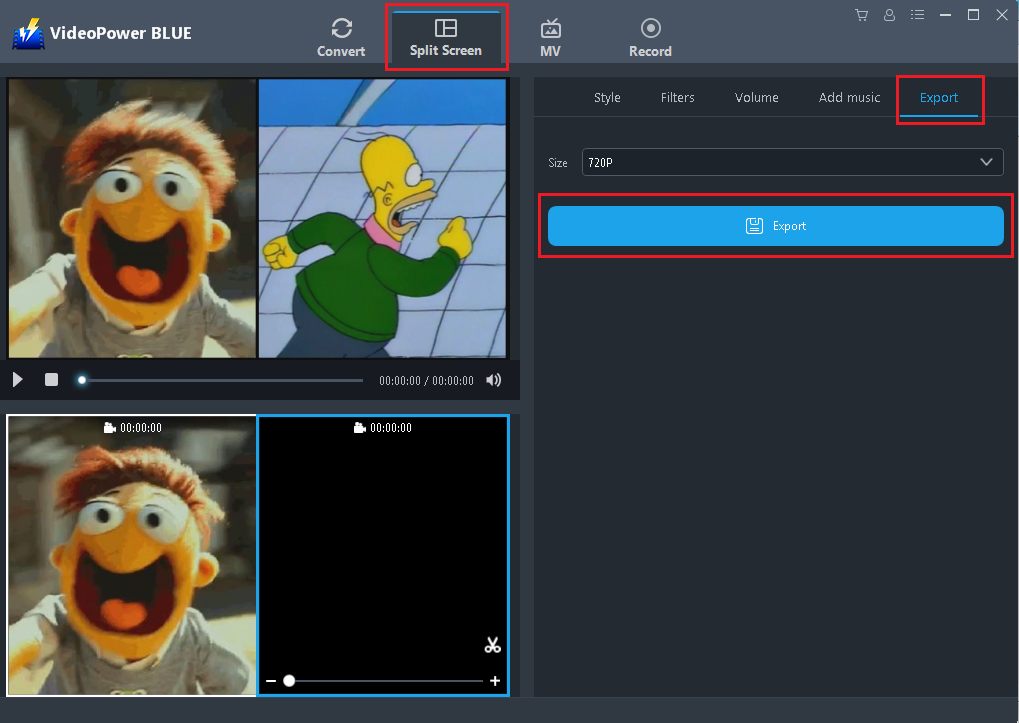 GIF editor, VideoPower BLUE