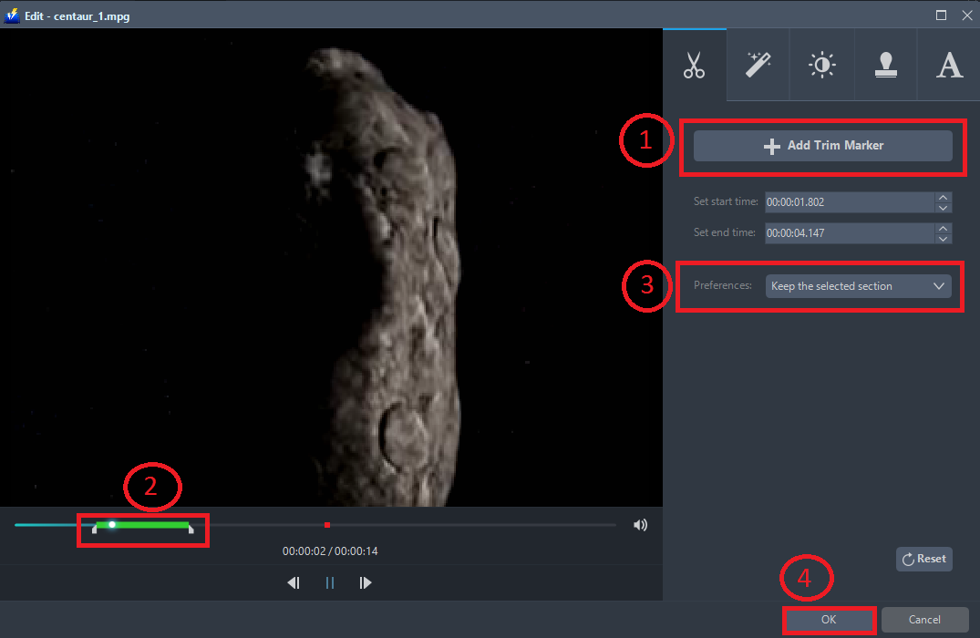 最高のコンバータソフトウェア, ビデオパワーブルー, ファイルを編集