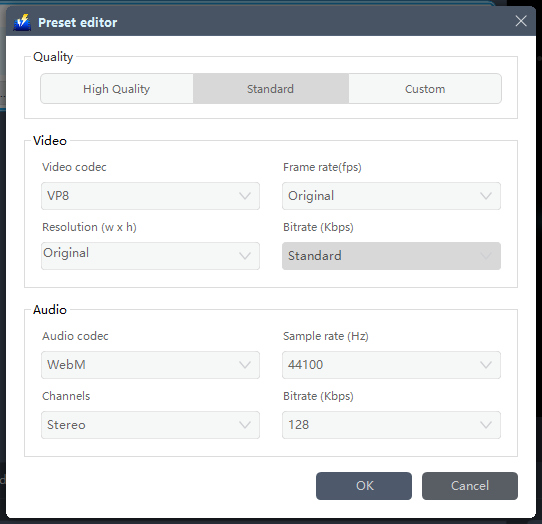 convert WMV to MP3, VideoPower BLUE customize