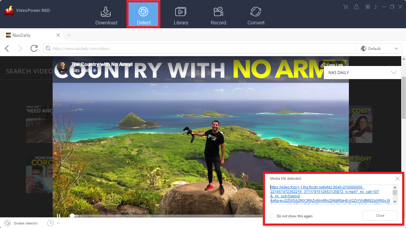 VideoPower RED, Download MTV Videos, auto-detect other sites