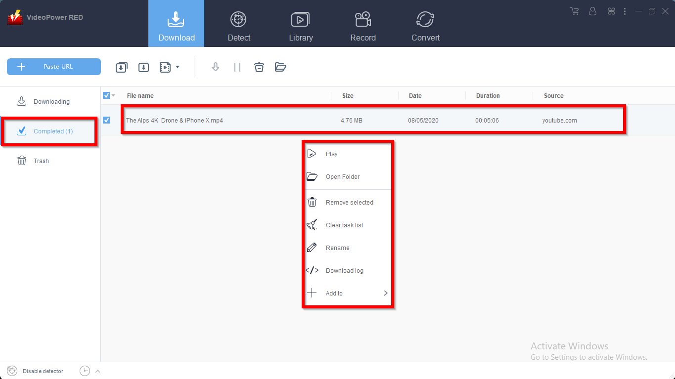 video downloader, VideoPower RED