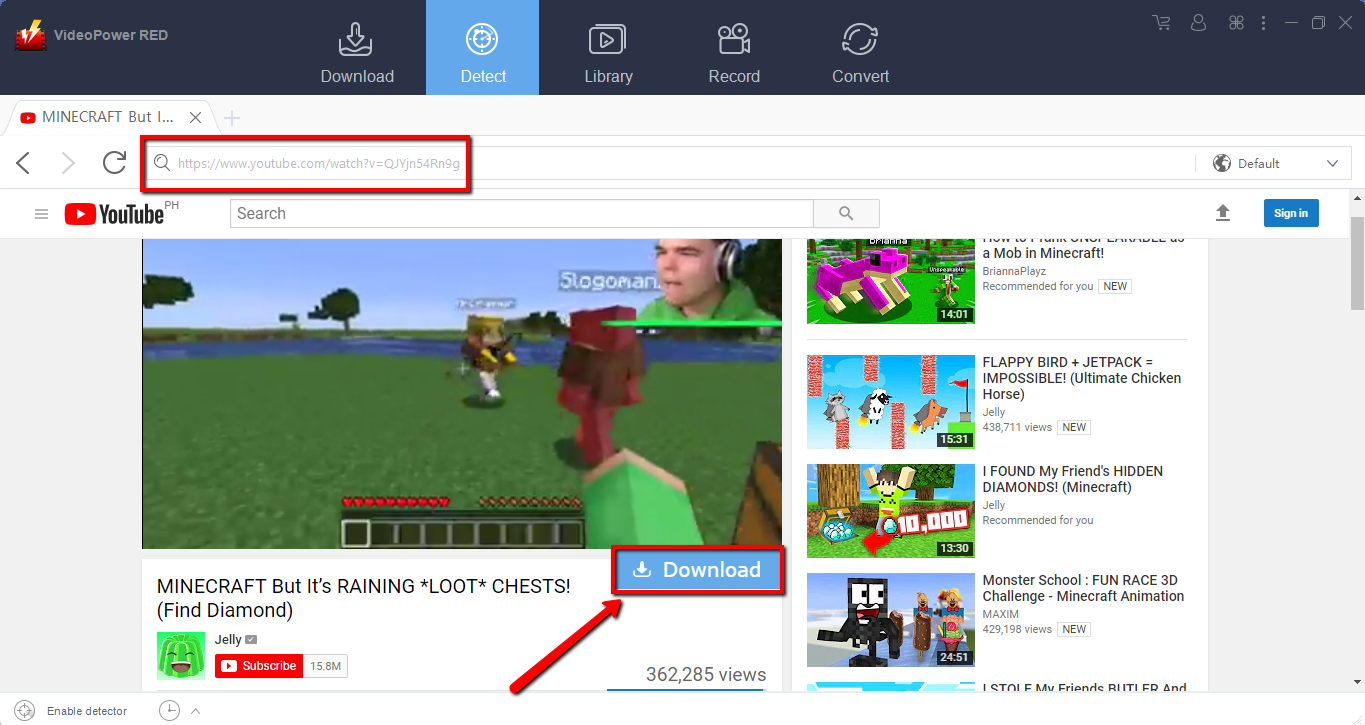 ビデオダウンローダー, ビデオパワーレッド