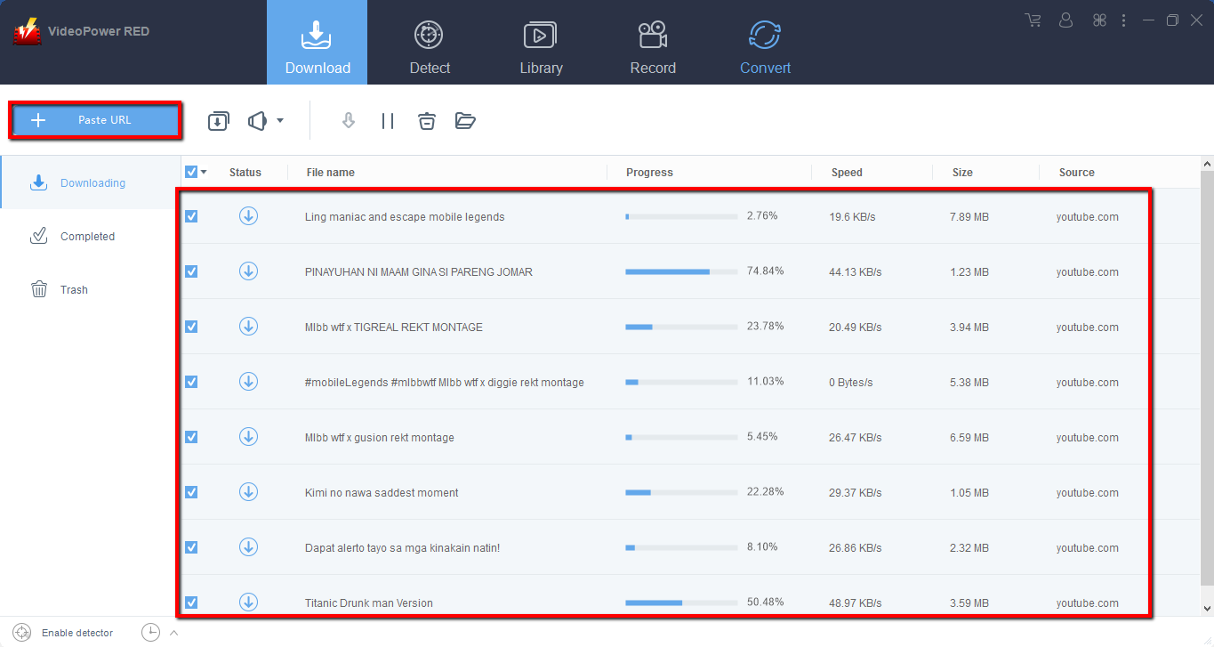 ビデオダウンローダー, ビデオパワーレッド