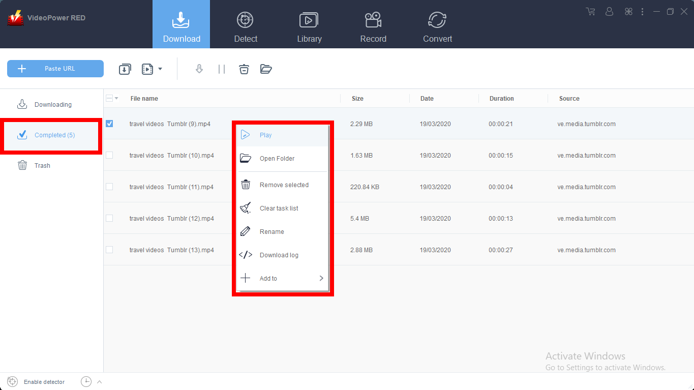 video downloader, VideoPower RED