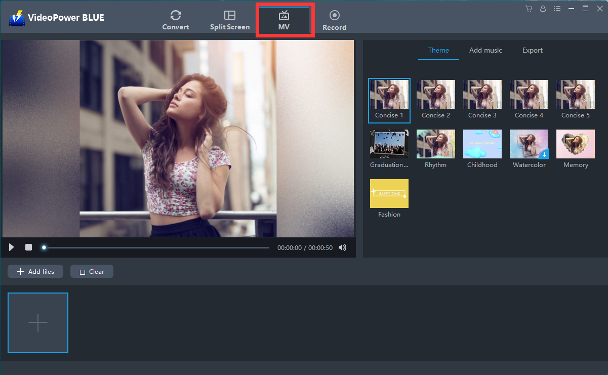 Best Video Converter Software, VideoPower BLUE, Add Files.