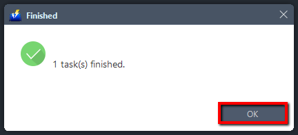 convert FLV to AVI, VideoPower BLUE open output folder.