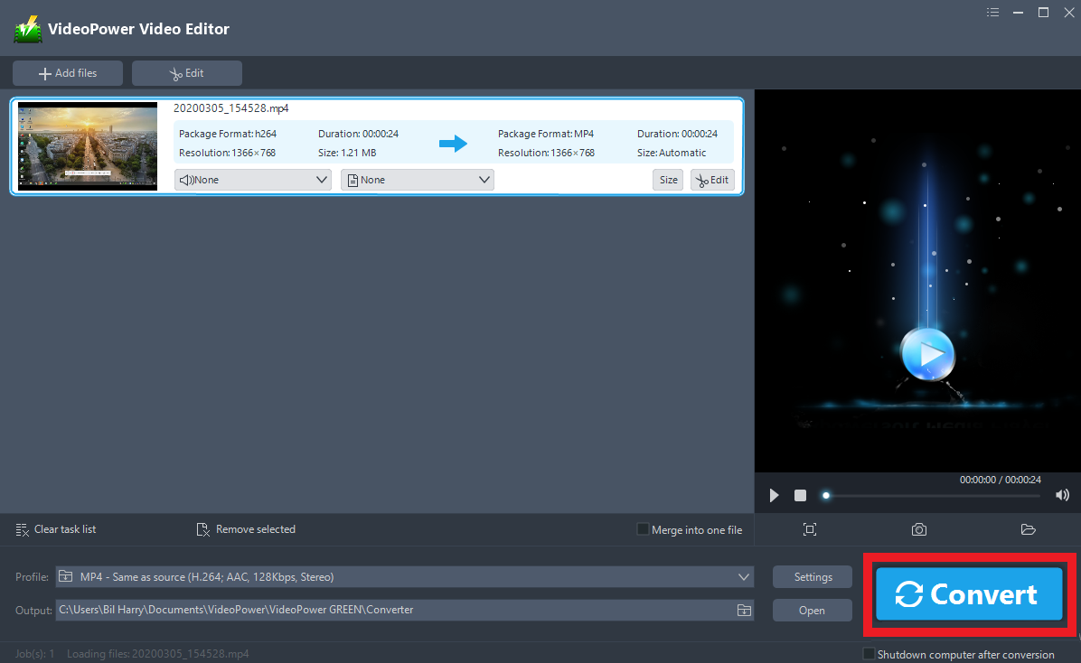 gif recorder windows, gif recorder download, gif recorder, VideoPower GREEN, Video Editor