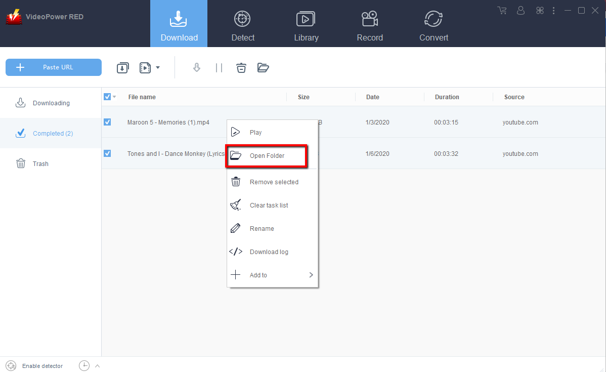 download YouTube HD video, Best YouTube downloader, VideoPower RED