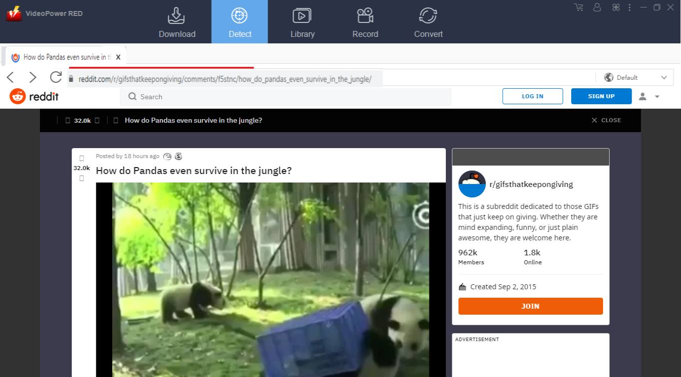 ビデオダウンローダー, ビデオパワーレッド