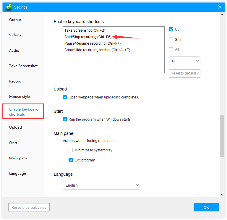 Mouse Recorder, screen recorder with mouse highlight, VideoPower GREEN, save and open file