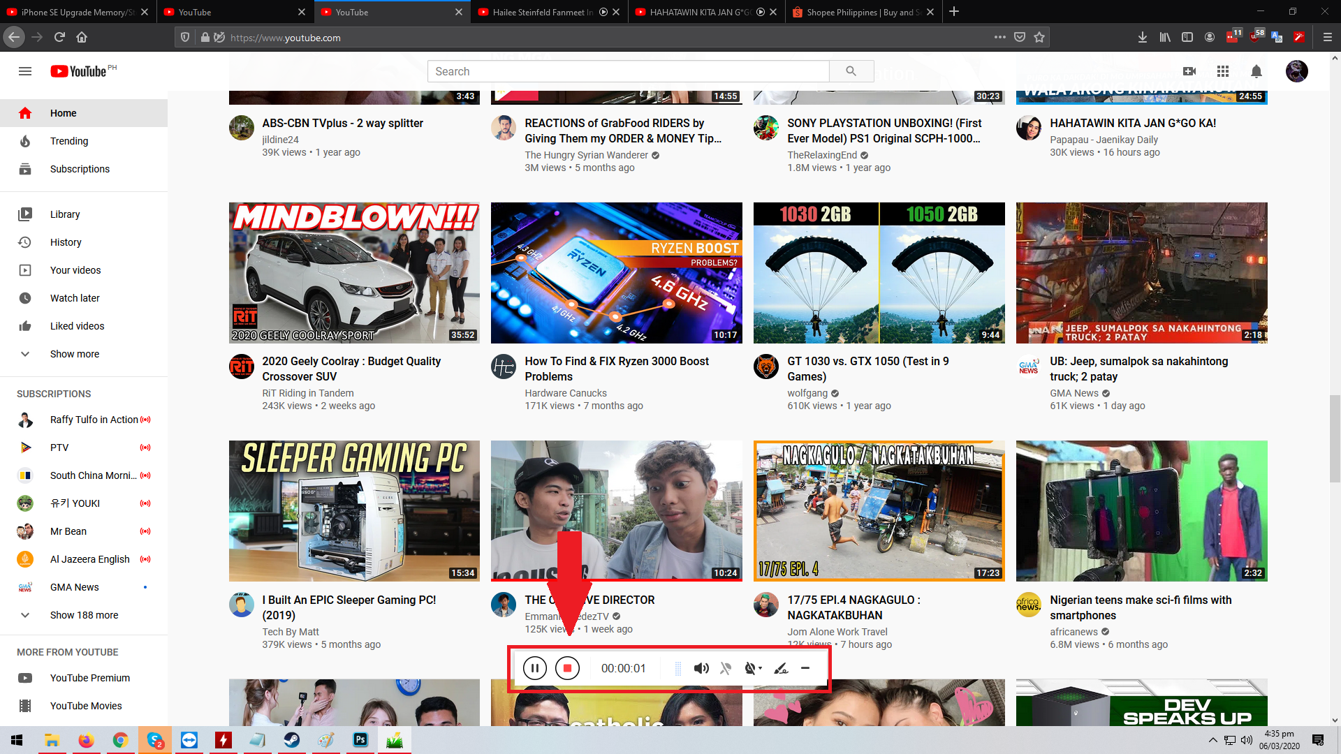 HDスクリーンレコーダー、ビデオパワーグリーン、設定に変更を加える