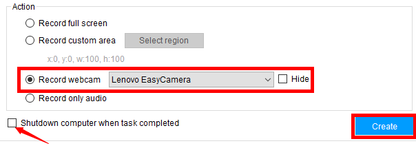 窓 10 監視ソフトウェア, ビデオパワーグリーン, タスク完了