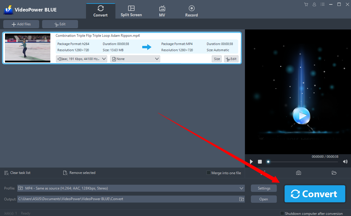 video editor VideoPower BLUE