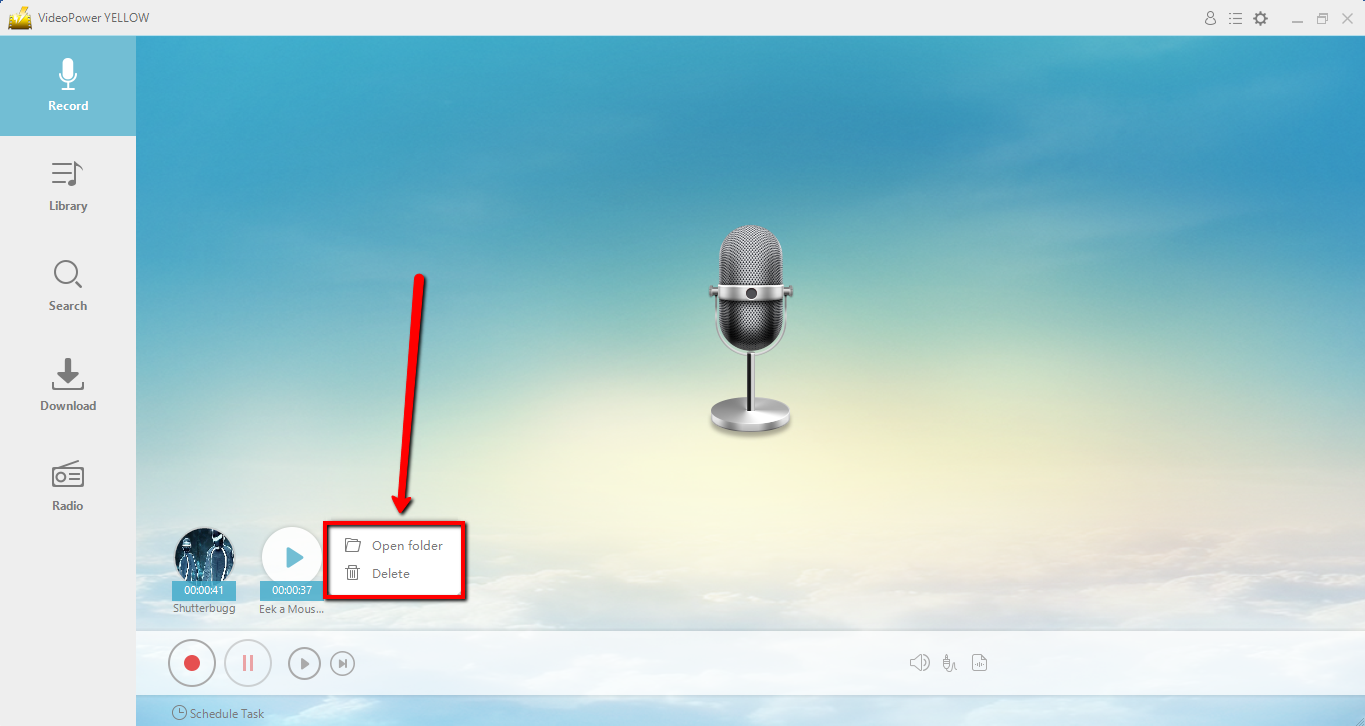 music downloader, VideoPower yellow