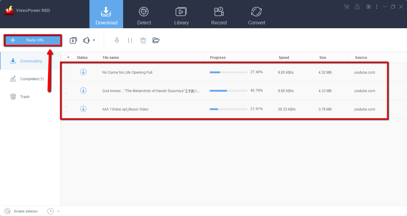 ビデオダウンローダー, ビデオパワーレッド