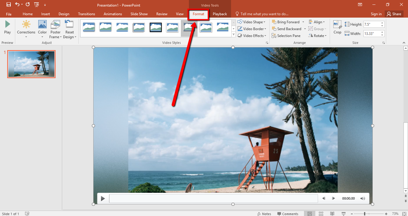 Insert YouTube Video in PowerPoint, video downloader, Video Format