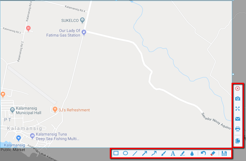 screenshots on Google Maps, VideoPower GREEN make changes to settings