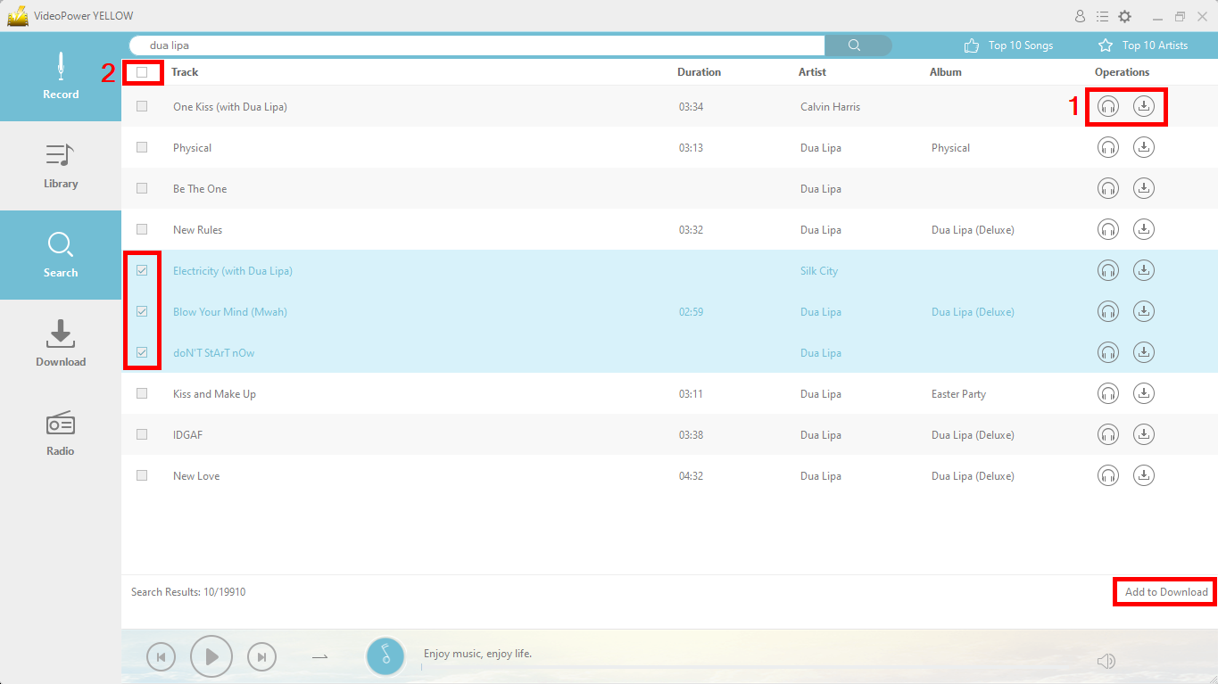  music downloader, how to download music from youtube to computer, Amazon Music download, Youtube Music Download, VideoPower YELLOW, Search