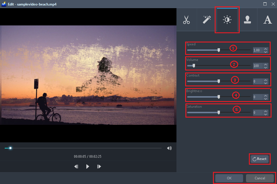 VideoPower BLUE Manual, VideoPower BLUE Manual, Effects Menu 