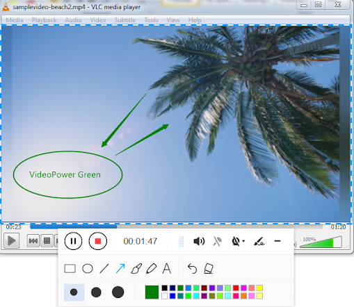 VideoPower GREEN Manual, Annotating recording