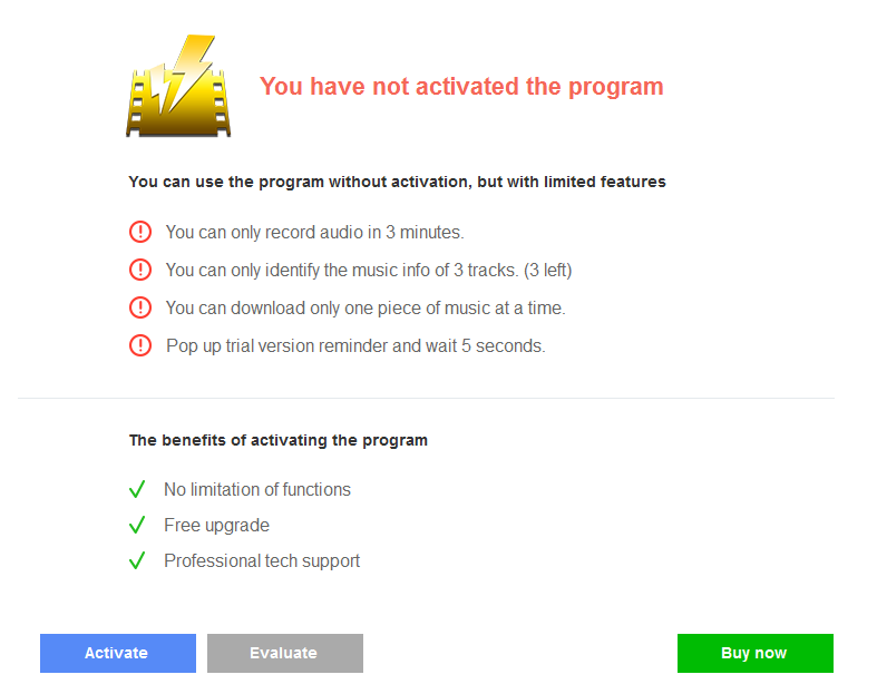 ビデオパワーイエローマニュアル、登録ガイド