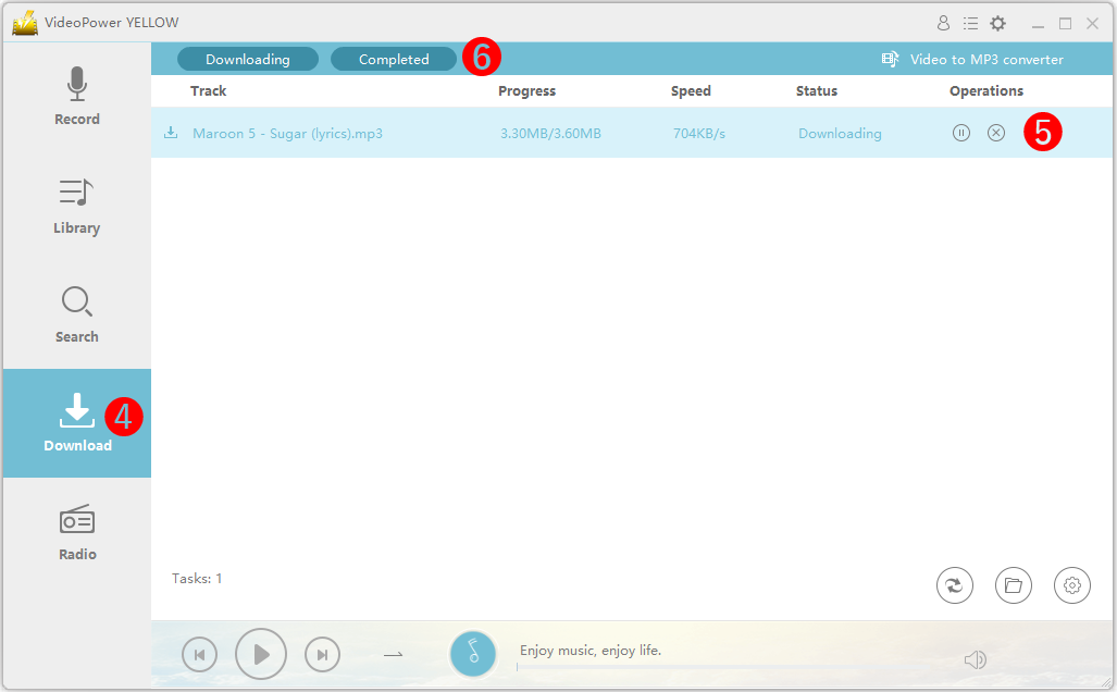VideoPower YELLOW Manual,Music Downloader