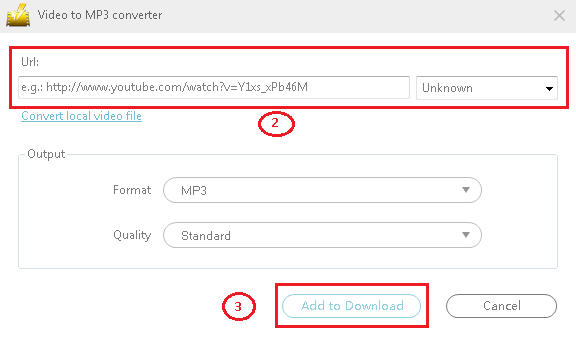 ビデオパワーイエローマニュアル、MP3にビデオを変換